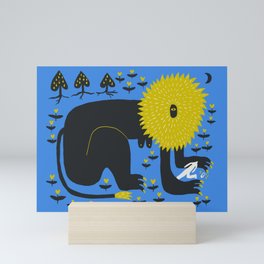 She Lion Mini Art Print