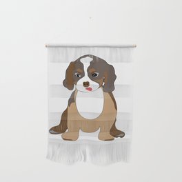 Cute Cavalier king Charles spaniel  tricolor Wall Hanging