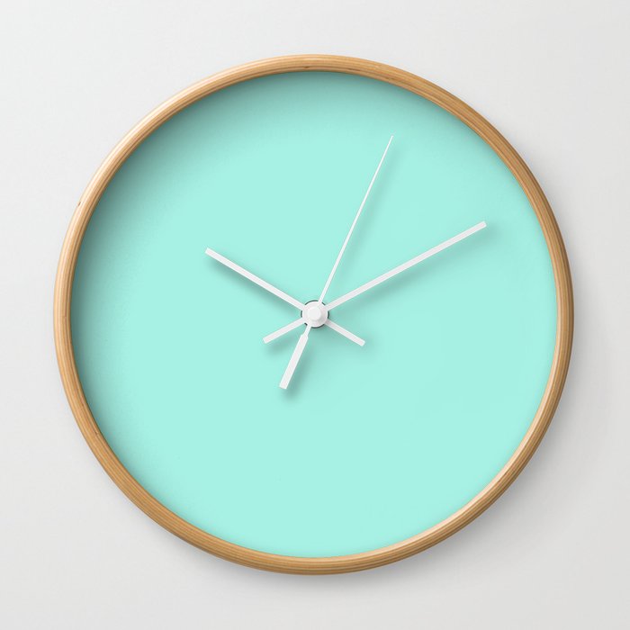 Matching Seafoam Wall Clock
