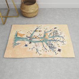 The tree of cat life Rug