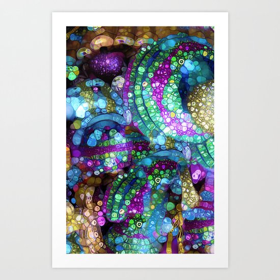 Glitter Art Print