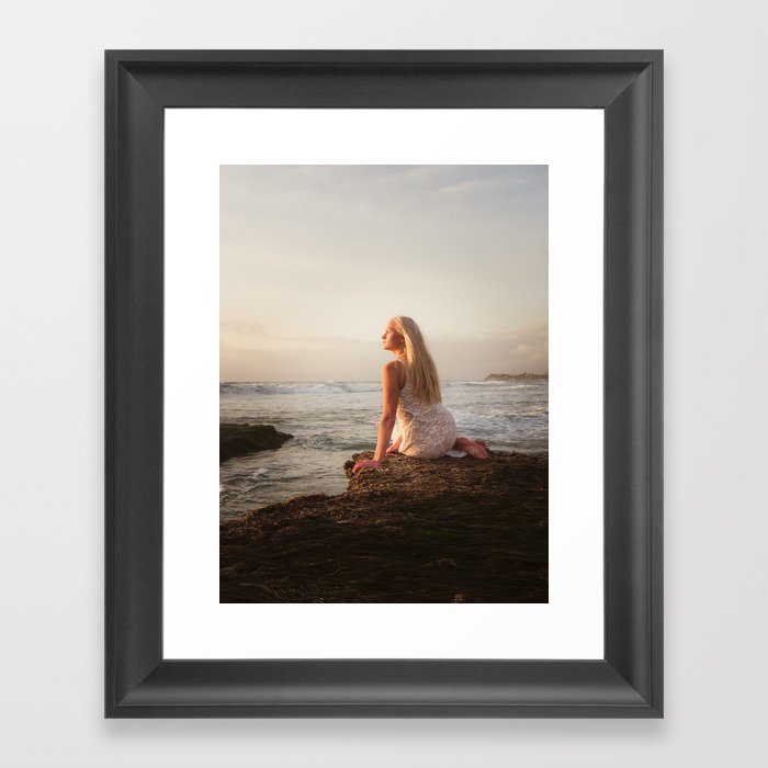 Sea Mermaid Framed Art Print