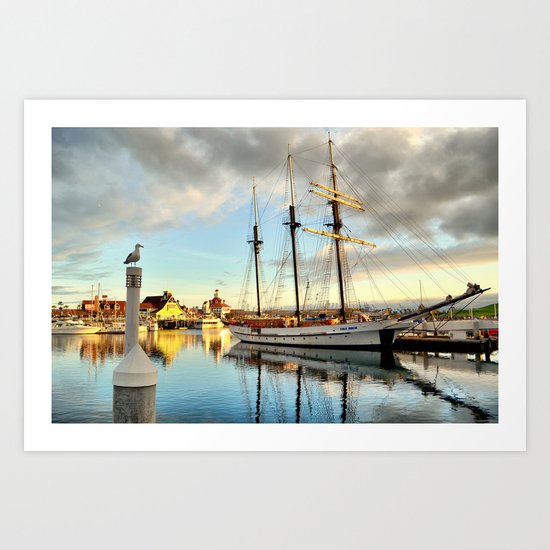 Tole Mour & Rainbow Harbor Art Print