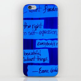 Emma Goldman iPhone Skin