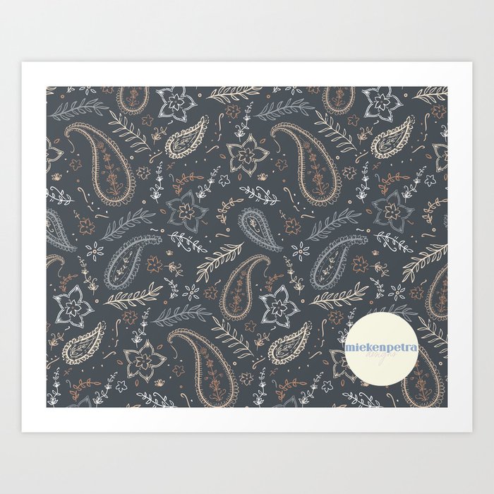 Society6 Paisley :) by Jordan Virden][ペーズリー] Paisley Art Prints, Framed & Recessed | Society6