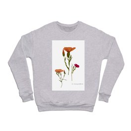 Flax / Linen flower illustration  Crewneck Sweatshirt