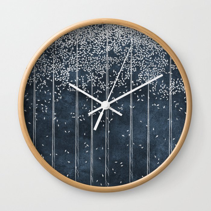 Silver Birch Wall Clock