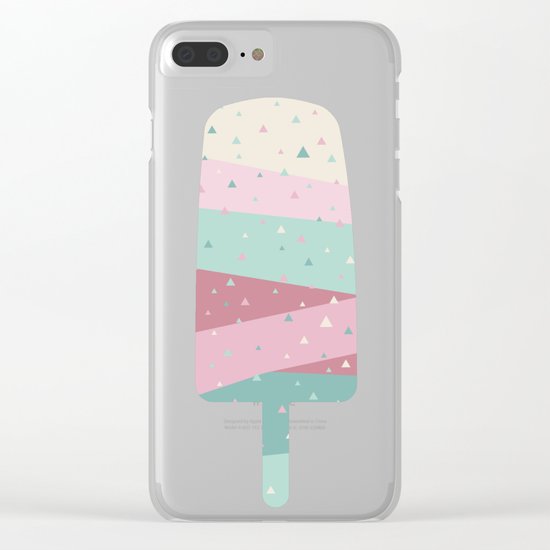 Ice cream Clear iPhone Case