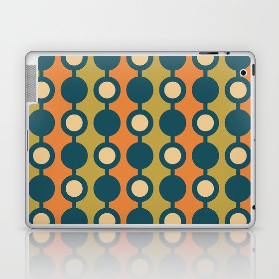 Mid Century Modern Polka Dot Beads 432 Laptop & iPad Skin