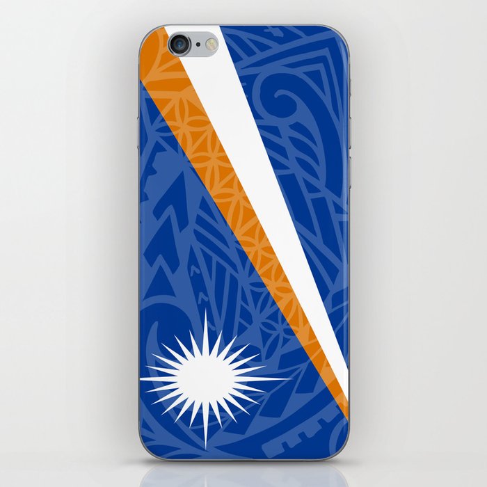 Marshall Islands Flag Island Style iPhone Skin