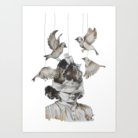 Enfance perdue Art Print