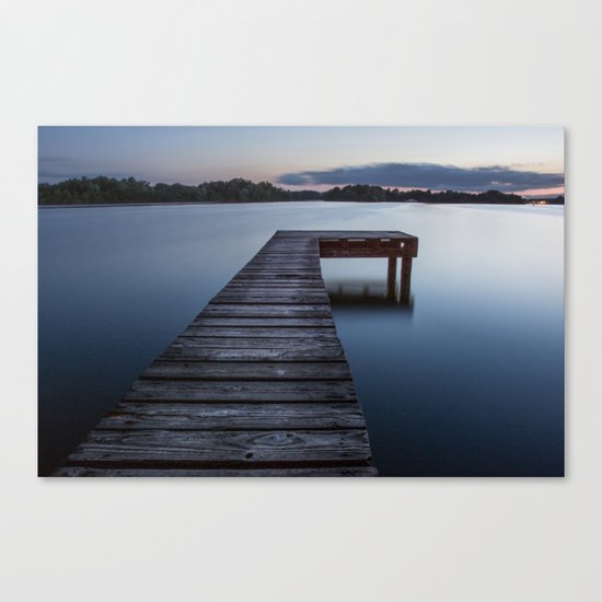 dock of dreams Canvas Print