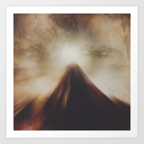 The mountains we climb Art Print