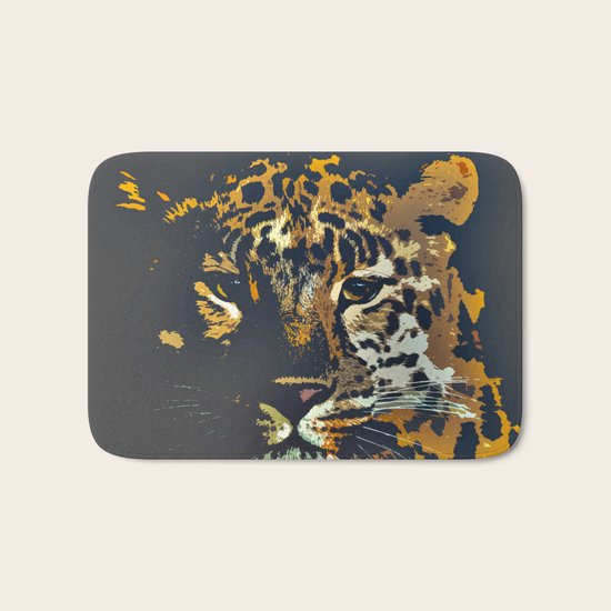 Leopard Bath Mat