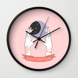 The Power of Girls Wall Clock