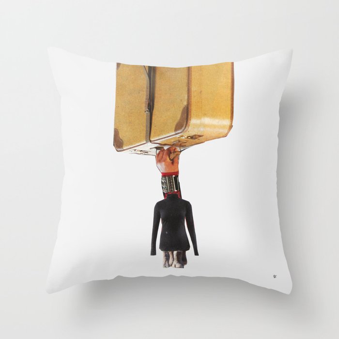 Normal Life · Koffer me Throw Pillow