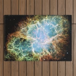 Hubble Telescope: Crab Nebula Outdoor Rug