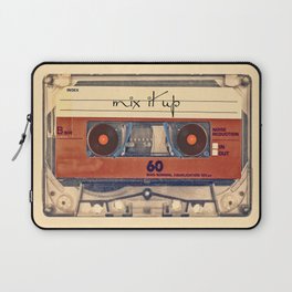 Mash Up Mixtape Vintage Record Player Cassette Tape Hybrid Laptop Sleeve