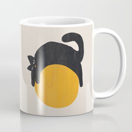 Cat with ball Coffee Mug