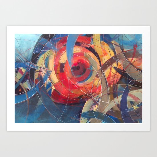 Tidal Bore Art Print