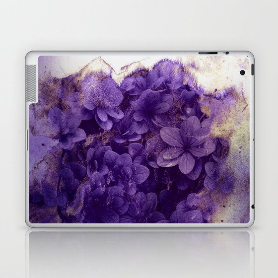 purple flowers Laptop & iPad Skin