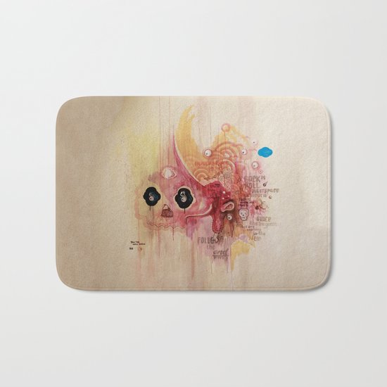 Outerspace Rock`n´Roll Unicorn Bath Mat