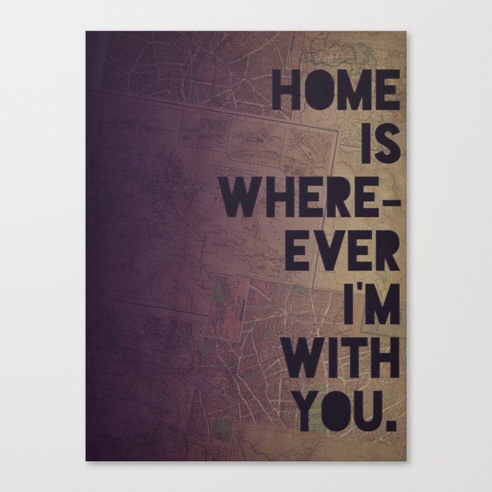 With You Canvas Print