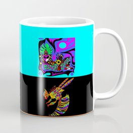 pattern madness special delivery for cyborgs in ecopop art op 1 Mug