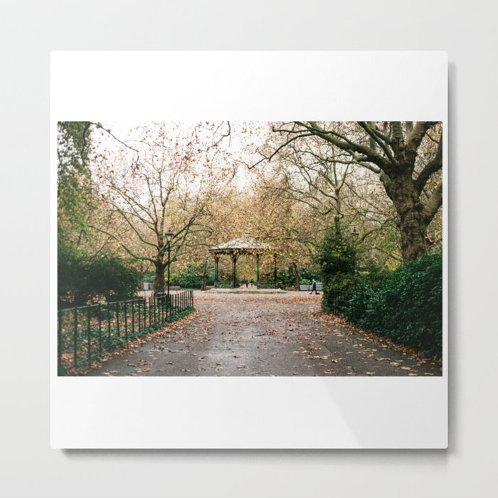 Walking through Battersea Park, London // Film Photography Metal Print