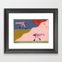 The Twin Pisces Framed Art Print