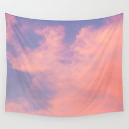 Cotton Candy Clouds  Wall Tapestry