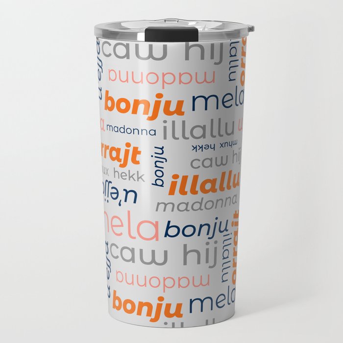 Say it in Maltese! Travel Mug