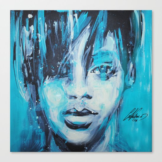 Rihanna Canvas Print