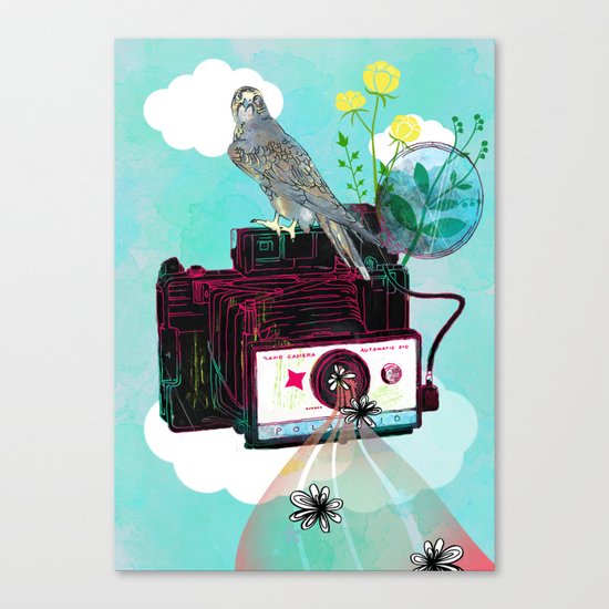 Vintage Polaroid Land Camera Canvas Print