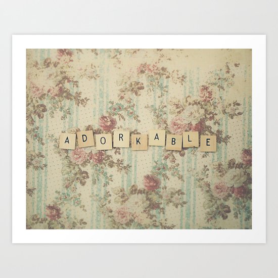 Adorkable Art Print
