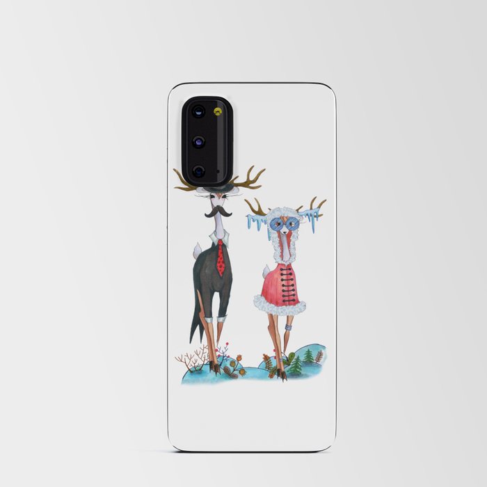 Fashion Christmas Deer 6 Android Card Case