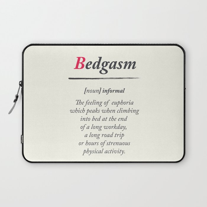 Bedgasm, dictionary definition, word meaning illustration, chill out,  relax, sex, bed orgasm Leggings by Stefanoreves