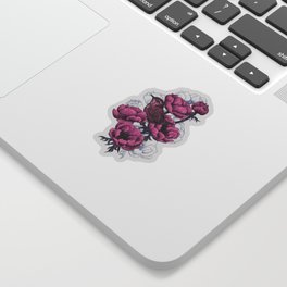 Wren bouquet   Sticker