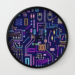 Circuits Wall Clock