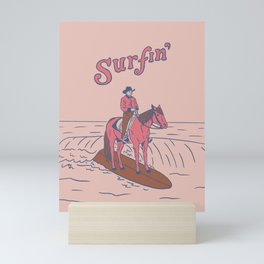 Surfin' Mini Art Print
