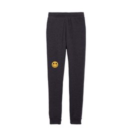 Yellow Smiley Face Kids Joggers