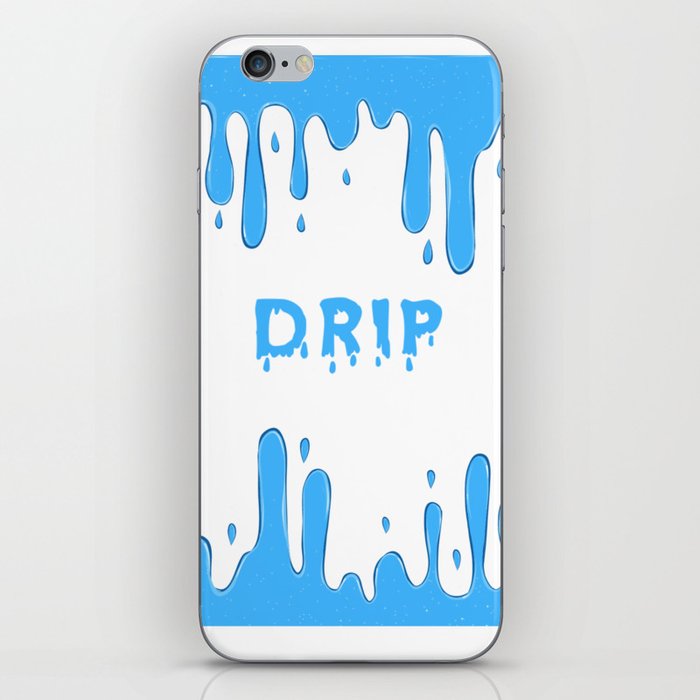 blue drip  iPhone Skin