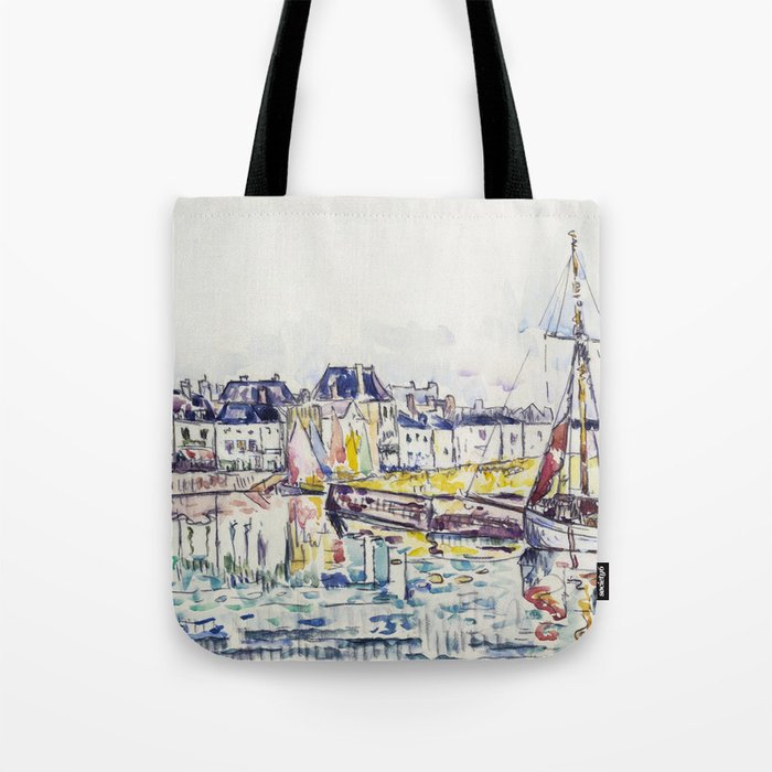Le Croisic (1928) painting by Paul Signac Tote Bag