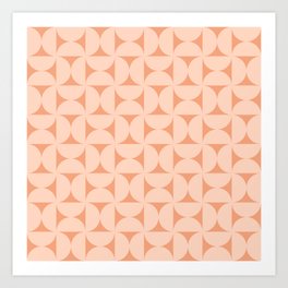 Patterned Geometric Shapes CVIII Art Print