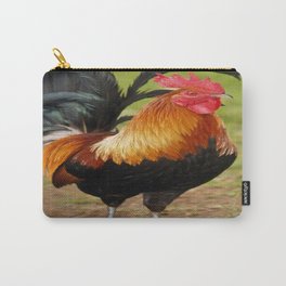 Rockin' Rooster Carry-All Pouch | Nature, Love, Digital, Feathers, Animal, Color, Rooster, Hawaii, Bird, Photo 