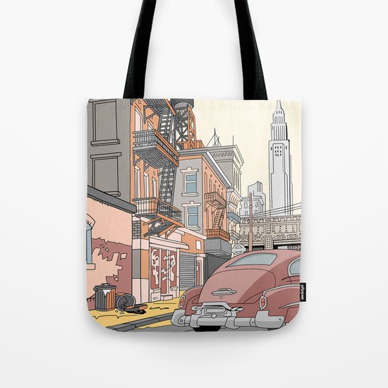 Downtown New York Tote Bag