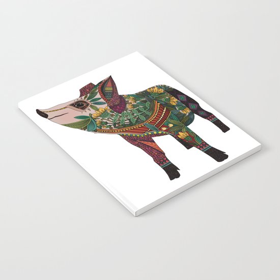 pig love white Notebook