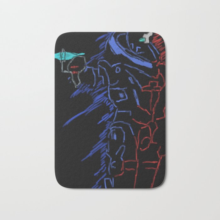 Mass Effect Archangel Bath Mat By Bra1ndead