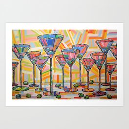 Martini Hour Art Print