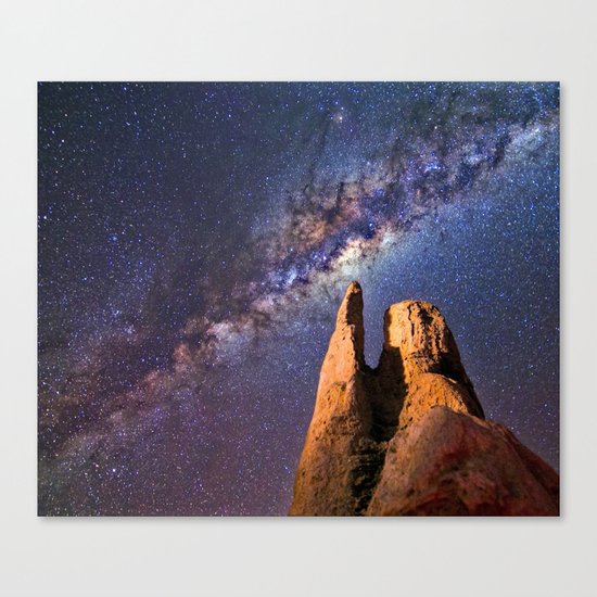 Night sky iii - galaxy Canvas Print